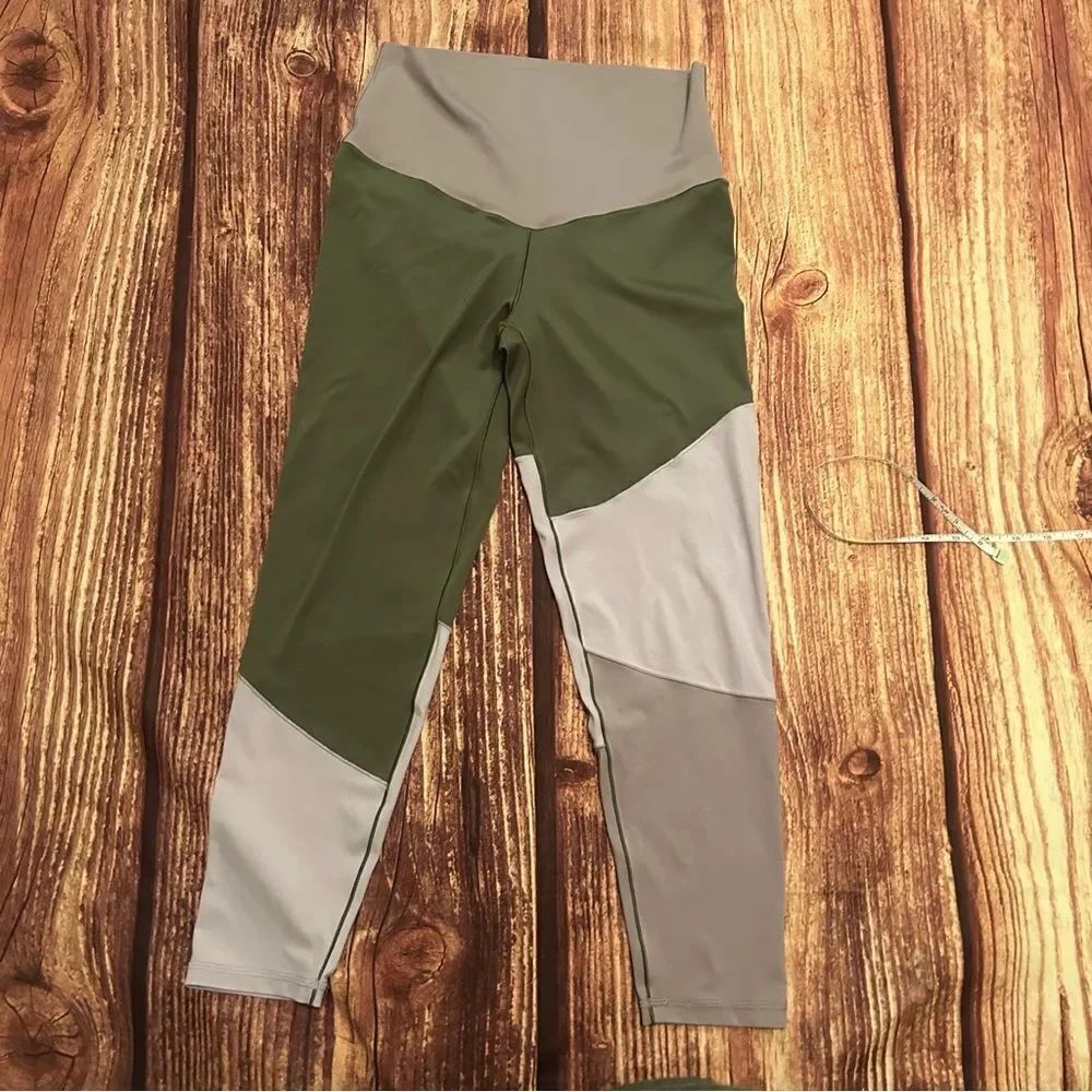 Women’s Aerie Leggings Green Purple Size L